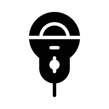 Park Ölçeği simgesi, vektör illüstrasyonu