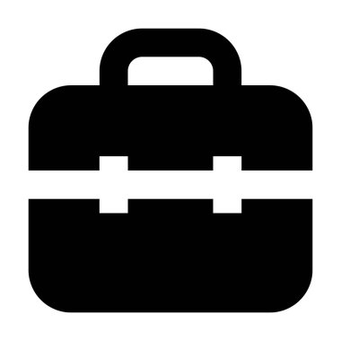 evrak çantası simgesi, vektör illüstrasyonu 