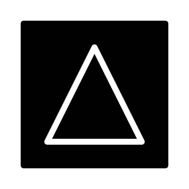 yukarı ok simgesi, vektör illüstrasyonu  