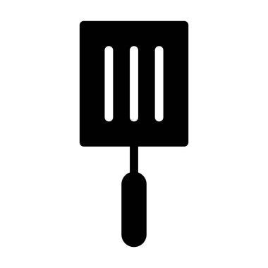 Spatula simgesi, vektör illüstrasyonu