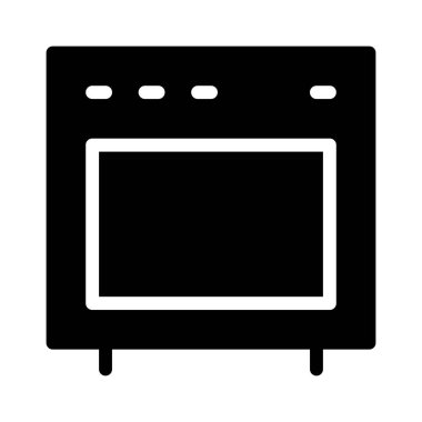  Fırın simgesi, vektör çizimi