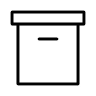 Arşiv simgesi, vektör illüstrasyonu