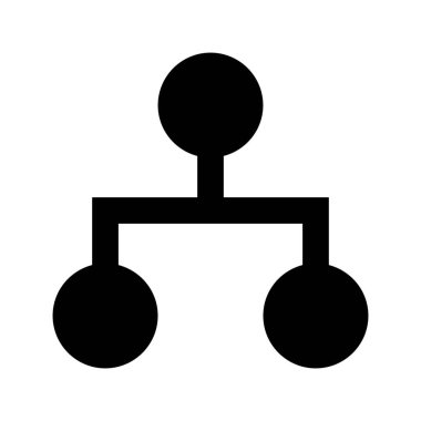 Beyaz arkaplan üzerindeki yapı simgesi, vektör illüstrasyonu