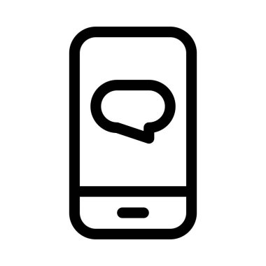 Smartphone Simgesi, vektör illüstrasyonu