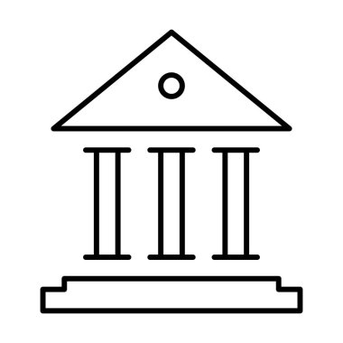 Hükümet simgesi, vektör illüstrasyonu