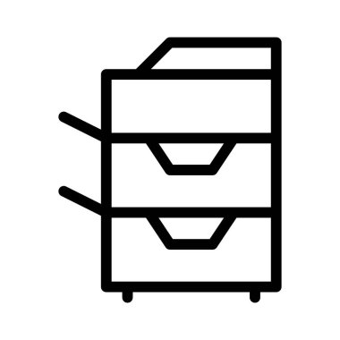 Elektronik kopyalama simgesi, vektör illüstrasyonu