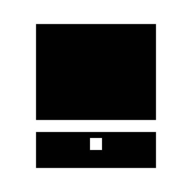 Tablet Ortam simgesi, vektör illüstrasyonu