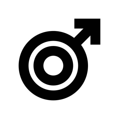 Erkek simgesi, vektör illüstrasyonu