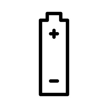 pil simgesi, vektör illüstrasyonu