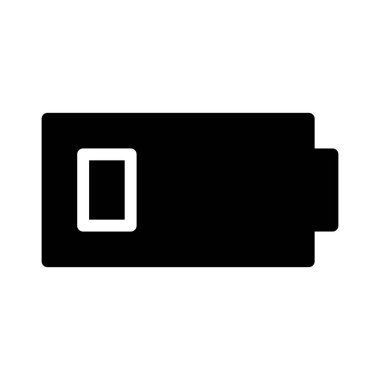 pil simgesi, vektör illüstrasyonu