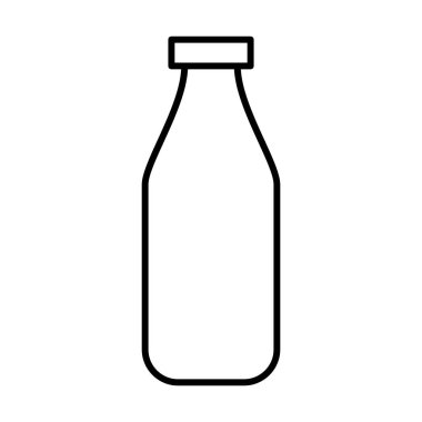 şişe simgesi, vektör illüstrasyonu