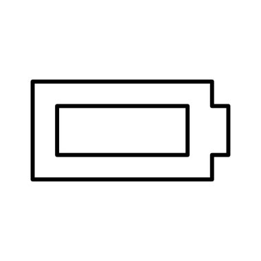 pil simgesi, vektör illüstrasyonu