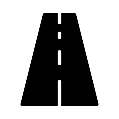 Yol simgesi, vektör illüstrasyonu  