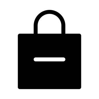 Alışveriş sembolü, Etiket Silme simgesi, vektör illüstrasyonu