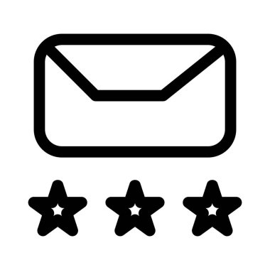 posta simgesi, vektör illüstrasyonu