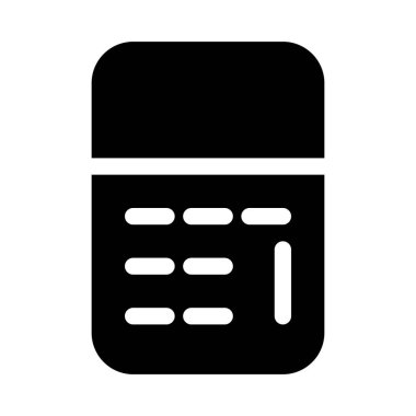 hesap makinesi simgesi, vektör illüstrasyonu