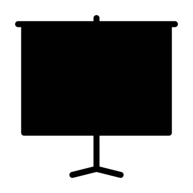 sunum simgesi, vektör illüstrasyonu 