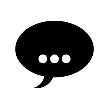 ileti simgesi, vektör illüstrasyonu