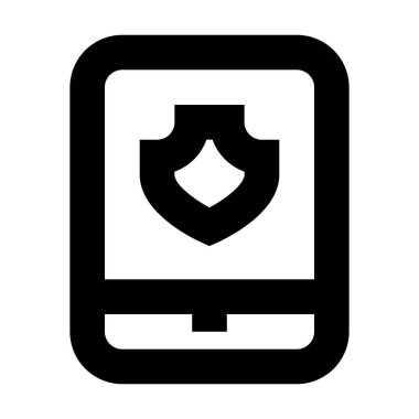 Tablet Ortam simgesi, vektör illüstrasyonu