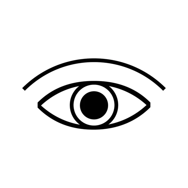 人間の目のアイコンベクトル — ストックベクタ
