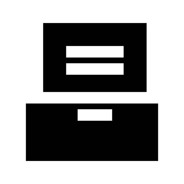 Значок документа на белом фоне, векторная иллюстрация