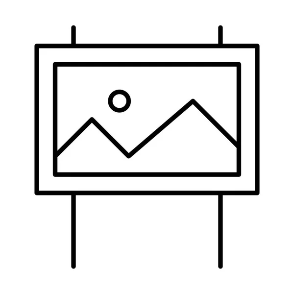 Banner Marknadsföringsikon Vektor Illustration — Stock vektor