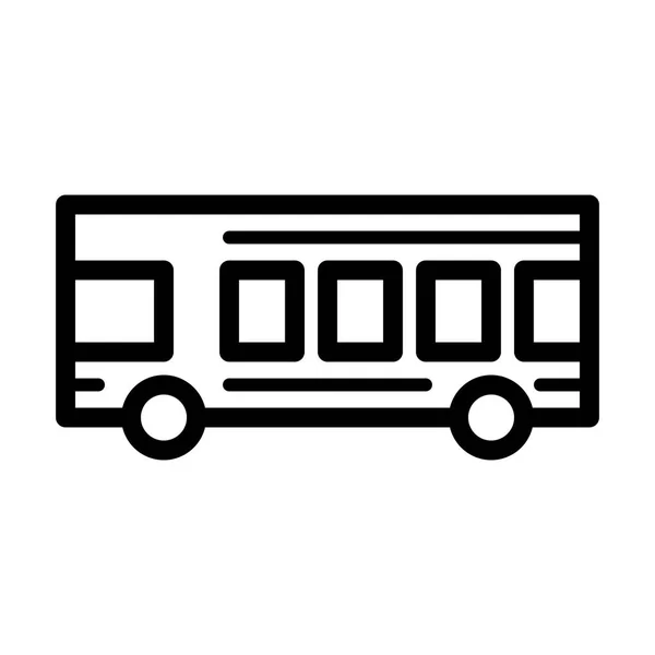 Education Bus Icon Vector Illustration — Stock Vector