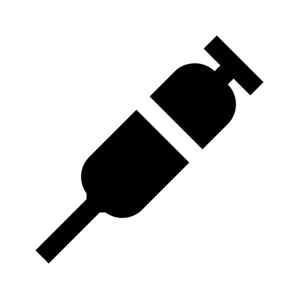 Injectiespuit Icoon Vectorafbeelding — Stockvector