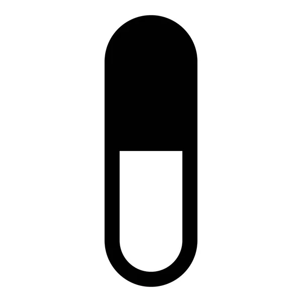 Pill Ikon Vektor Illustration — Stock vektor