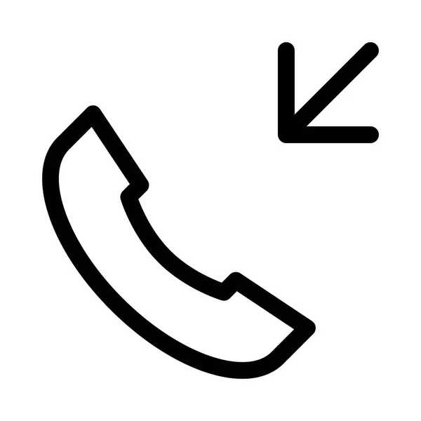Ikona Telefonu Ilustracja Wektora — Wektor stockowy