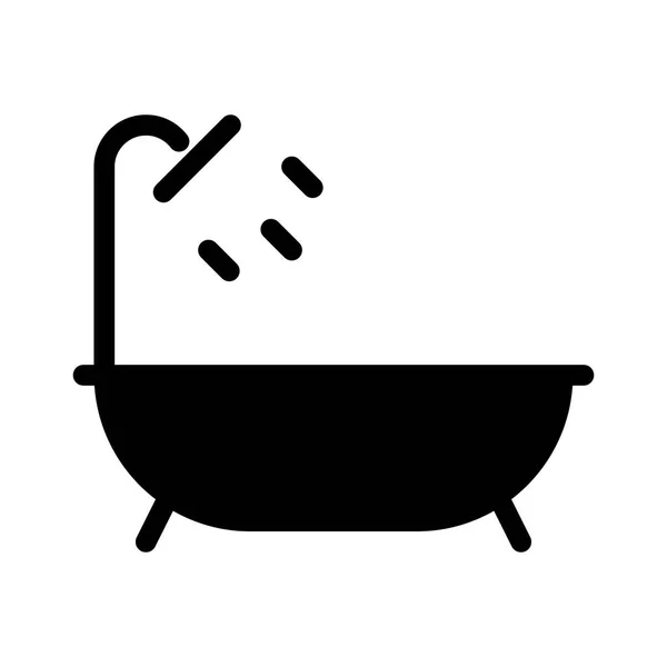 Badezimmer Symbol Vektor Illustration — Stockvektor