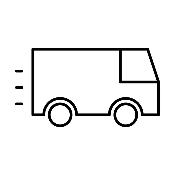 Van Truck Icon Vector — Stock Vector