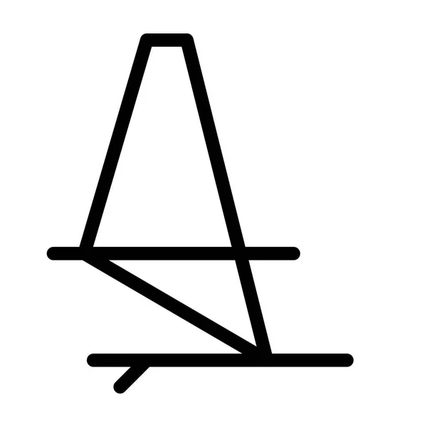 Windsurf Symbol Vektor Illustration — Stockvektor