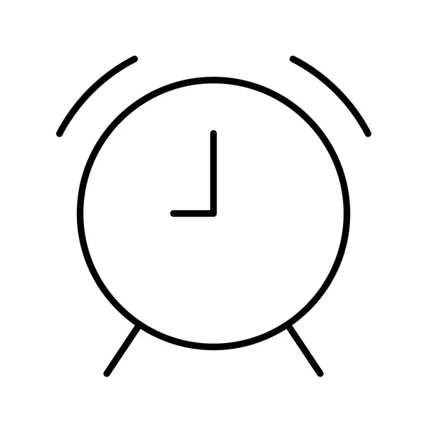 Icono Del Reloj Despertador Ilustración Vectorial — Archivo Imágenes Vectoriales