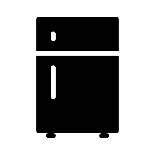 Icône Réfrigérateur Illustration Vectorielle — Image vectorielle