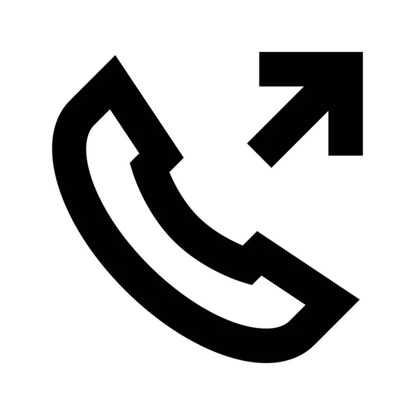 Icona Del Telefono Illustrazione Vettoriale — Vettoriale Stock