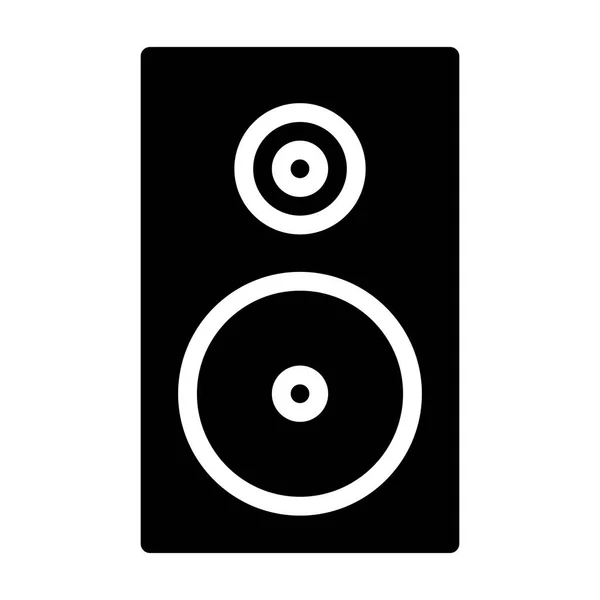 Speakerbox Ícone Música Ilustração Vetorial — Vetor de Stock
