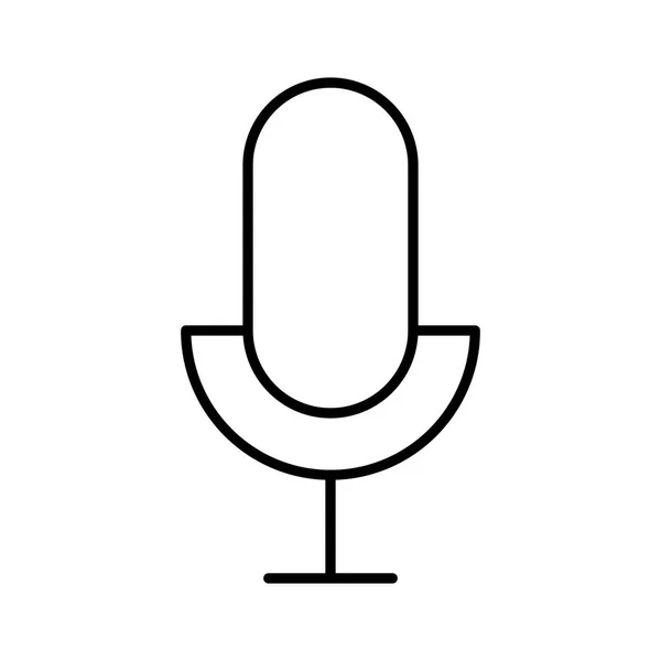 Ikona Interfejsu Głosowego Ilustracja Wektora — Wektor stockowy
