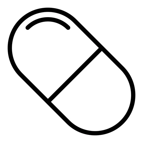 Pill Ikon Vektor Illustration — Stock vektor