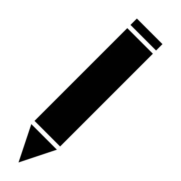 Bleistift Symbol Vektorillustration — Stockvektor