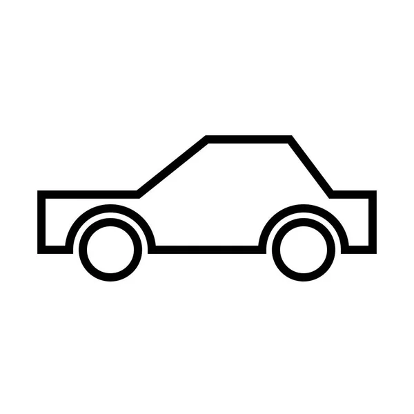 Car Limousine Icon Vector Illustration — Stock Vector