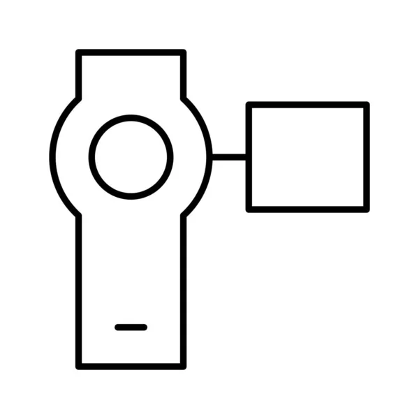 Camcorder Electronics Icon Vector Illustration — 스톡 벡터