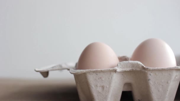 Uovo Pasqua Fai Realizzato Stile Coniglietto Concetto Pasqua Minimale Idea — Video Stock