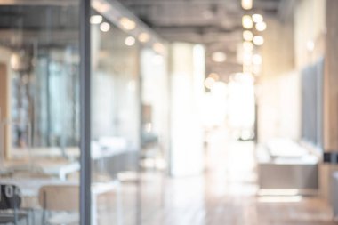 Soyut bulanık ofis iç odası. ufuk etkisi ile bulanık çalışma alanı. arka plan veya iş kavramı içinde zemin için kullanın