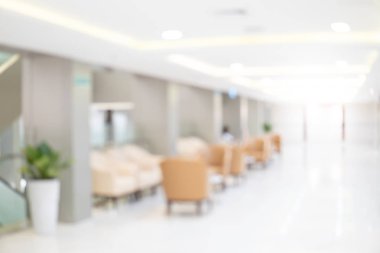 Lüks hastane iç arka plan bulanık