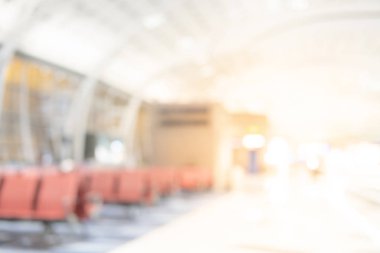 Soyut bulanıklık havaalanı terminal salonu arka plan
