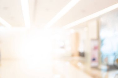 Bulanık alışveriş merkezi arka planı