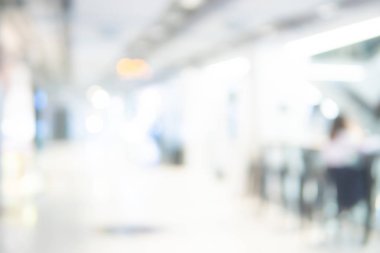 Bulanık alışveriş merkezi arka planı