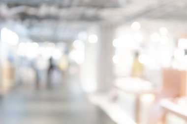 Bulanık alışveriş merkezi arka planı