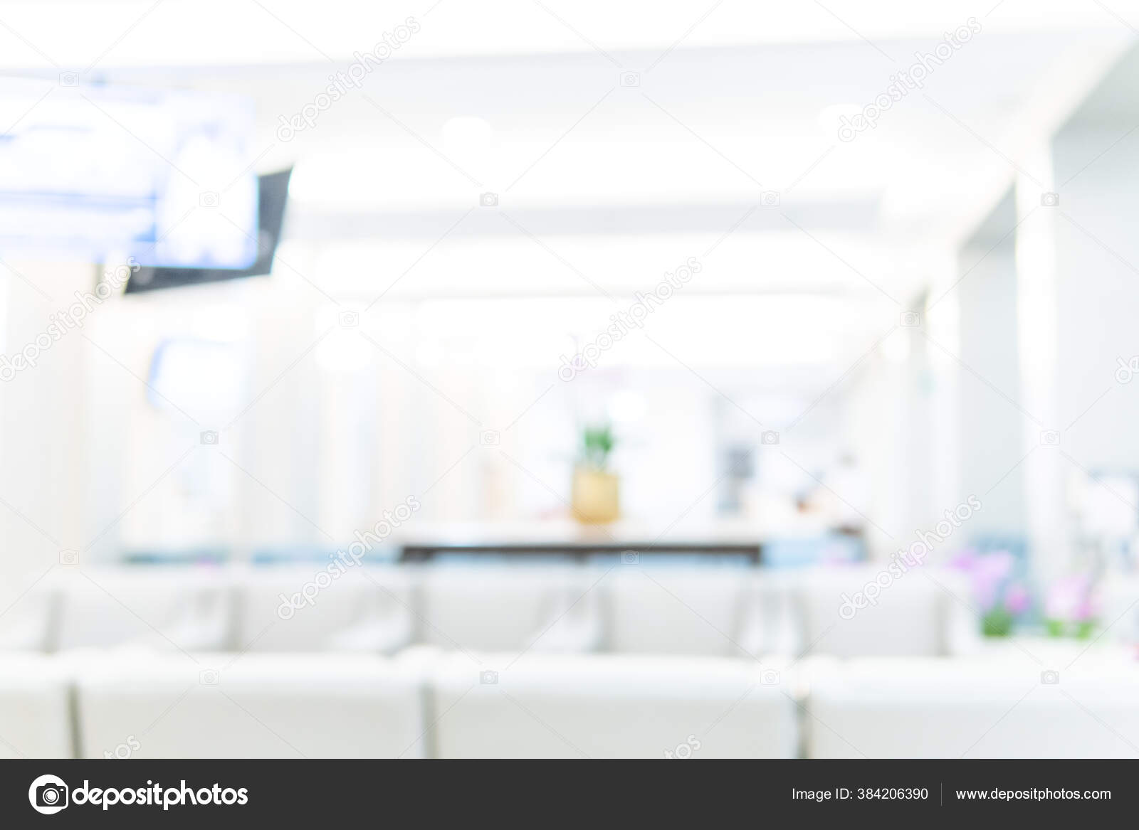 Ruang Tunggu Blur Abstrak Dan Koridor Rumah Sakit Mewah Latar Stok Foto C Zephyr18 384206390
